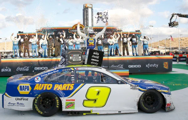 Chase Elliott Gewinnt Die Meisterschaft Der Nascar Cup Series Auf — Stockfoto