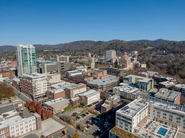 Aerial Views City Asheville North Carolina — Stock fotografie