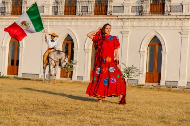 Muhteşem bir İspanyol esmer model ev ortamında poz veriyor.