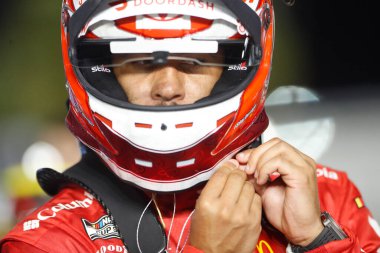 Bubba Wallace (23), Daytona Beach, Florida 'daki Daytona International Speedway' de Bluegreen Tatil Düellosu 1 'de yarışıyor..