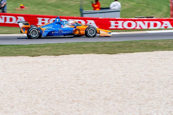 Scott Dixon Auckland Nueva Zelanda Practica Para Gran Premio Honda — Foto de Stock