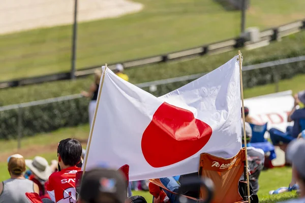 Los Aficionados Ven Sus Pilotos Favoritos Como Barber Motorsports Park — Foto de Stock