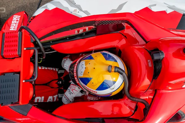 Marcus Ericsson Kumla Sweden Prepares Practice Firestone Grand Prix Petersburg — Φωτογραφία Αρχείου