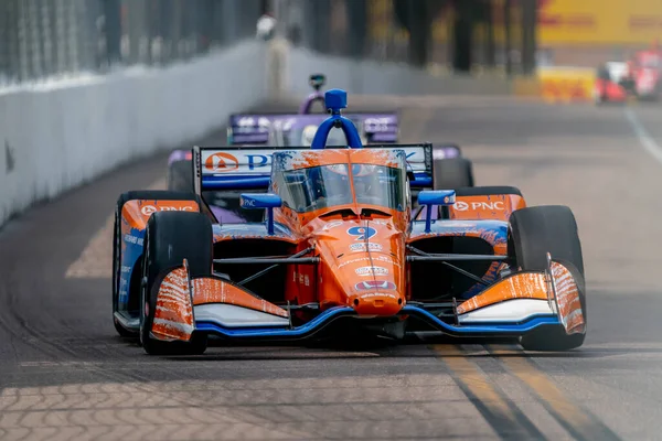 Scott Dixon Auckland Nuova Zelanda Pratica Firestone Grand Prix San — Foto Stock