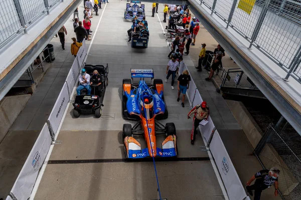 Les Équipes Ntt Indycar Series Courent Pour Grand Prix Gmr — Photo