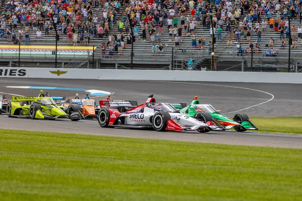 Los Equipos Ntt Indycar Series Compiten Por Gran Premio Gmr — Foto de Stock