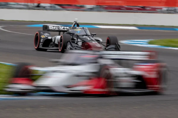 Los Equipos Ntt Indycar Series Compiten Por Gran Premio Gmr — Foto de Stock