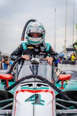 Kanada, Stouffville 'den DALTON KELLETT (4) Indianapolis, Indiana' daki Indianapolis Motor Yarış Pisti 'nde 105..