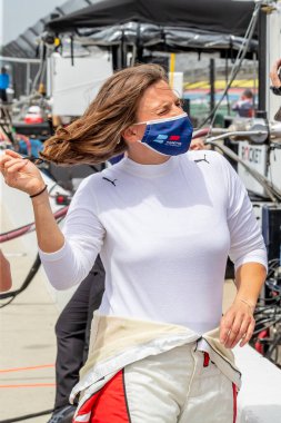 İsviçre 'nin Thun kentinden SIMONA de SILVESTRO (16) Indianapolis, Indiana' daki Indianapolis Motor Yarış Pisti 'nde 105..