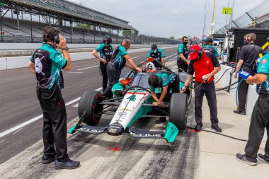 Kanada, Stouffville 'den DALTON KELLETT (4) Indianapolis, Indiana' daki Indianapolis Motor Yarış Pisti 'nde 105..