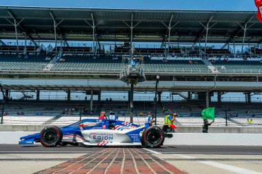 Sao Paulo, Brezilya 'dan TONY KANAAN (48) Indianapolis, Indiana' daki Indianapolis Motor Yarış Pisti 'nde 105..