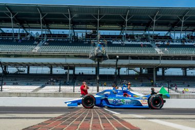 Amerika Birleşik Devletleri 'nin SAGE KARAM (24) Indianapolis 500 için Indianapolis, Indiana' daki Indianapolis Motor Yarış Pisti 'nde 105..