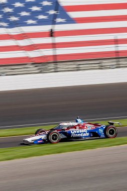 GRAHAM RAHAL (15) Indianapolis, Indiana 'daki Indianapolis Motor Yarış Pisti' nde 105..