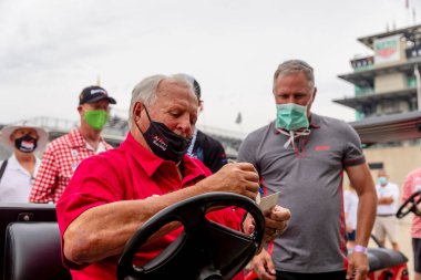 IndyCar Takım Sahibi, AJ Foyt Jr Indianapolis, Indiana 'daki Indianapolis Motor Yarış Pisti' nde 105..