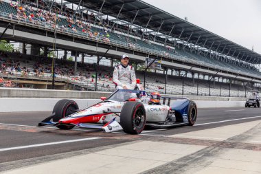 Sheffield, İngiltere 'den STEFAN WILSON (25) Indianapolis, Indiana' daki Indianapolis Motor Yarış Pisti 'nde 105..