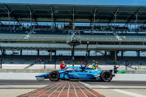 Max Chilton Reigate Englanti Käytäntöjä 105 Käynnissä Indianapolis 500 Indianapolis — kuvapankkivalokuva