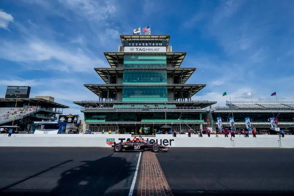 Power Toowoomba Australia Практикує 105 Running Indianapolis 500 Автомагістралі Індіанаполісі — стокове фото