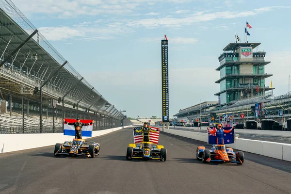 Scott Dixon Auckland Nueva Zelanda Gana Pole Para 105 Edición — Foto de Stock