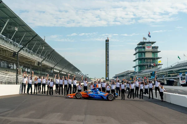 Scott Dixon Auckland Nueva Zelanda Gana Pole Para 105 Edición — Foto de Stock