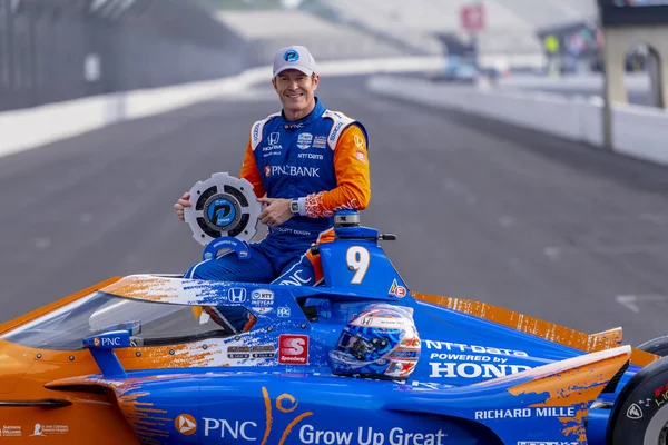 Scott Dixon Auckland New Zealand Wins Pole 105Th Running Indianapolis — Stock Photo, Image