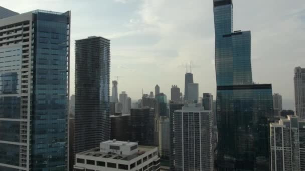 Luftaufnahme Der Windy City Chicago Illinois — Stockvideo