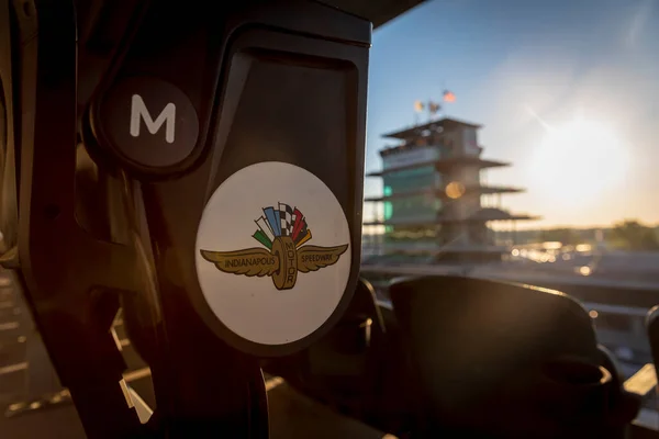 Indianapolis Motor Speedway Принимает 105 Гонку Indianapolis 500 Индианаполисе Индиана — стоковое фото