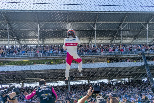 2021 Május Indianapolis Indiana Usa Sao Paulo Helio Castroneves Brazília — Stock Fotó