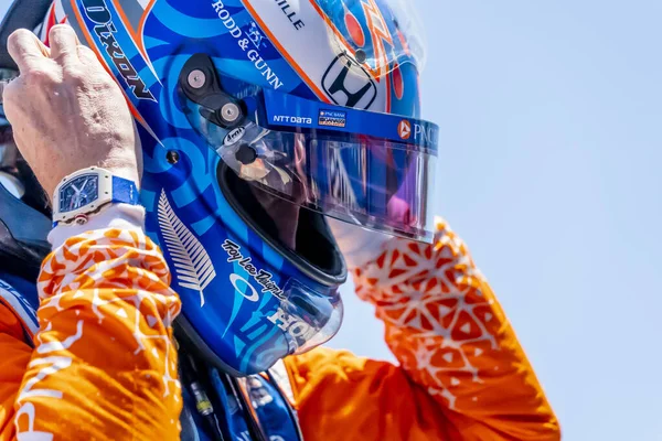 Scott Dixon Auckland Nueva Zelanda Practica Para Gran Premio Del —  Fotos de Stock