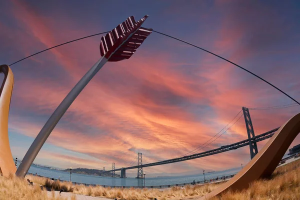 June 2006 San Francisco California Usa Public Sculpture Titled Cupid — Stock Photo, Image