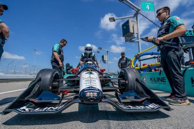 Stouffville, Kanada 'dan DALTON KELLETT (4), Madison, Illinois' deki World Wide Technology Raceway 'de Bommarito Otomotiv Grubu 500 için pratik yapmaktadır..