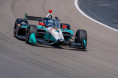 Stouffville, Kanada 'dan DALTON KELLETT (4), Madison, Illinois' deki World Wide Technology Raceway 'de Bommarito Otomotiv Grubu 500 için pratik yapmaktadır..