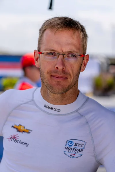 Sebastien Bourdais Van Mans Frankrijk Praktijken Voor Bommarito Automotive Group — Stockfoto