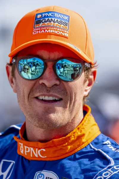 Scott Dixon Auckland New Zealand Prepares Qualify Bommarito Automotive Group — Stock Photo, Image