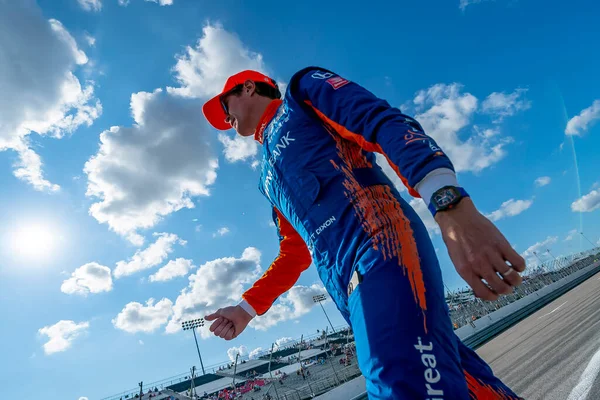 Scott Dixon Auckland Nova Zelândia Prepara Para Qualificar Para Bommarito — Fotografia de Stock