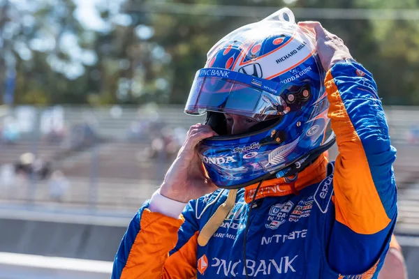 Scott Dixon Auckland Nova Zelândia Prepara Para Qualificar Para Grande — Fotografia de Stock