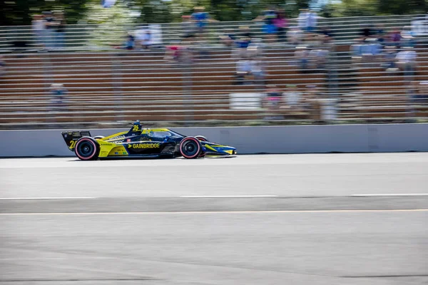 Colton Herta Aus Valencia Kanada Qualifiziert Sich Für Den Grand — Stockfoto