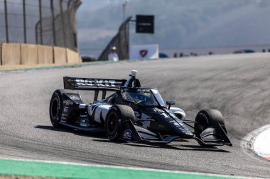 Le Mans, Fransa 'dan SEBASTIEN BOURDAIS (14) Monterey' in Firestone Grand Prix 'si için Monterey, Monterey' deki WeatherTech Raceway Laguna Seca pistinde pratik yapıyor..