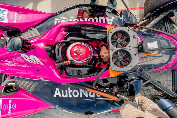 Jack Harvey Lincoln England Prepares Practice Firestone Grand Prix Monterey — Stock Photo, Image