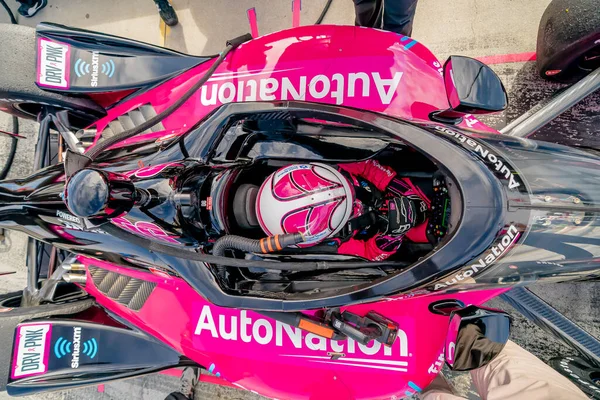 Helio Castroneves Sao Paulo Brasil Prepara Para Practicar Para Gran — Foto de Stock