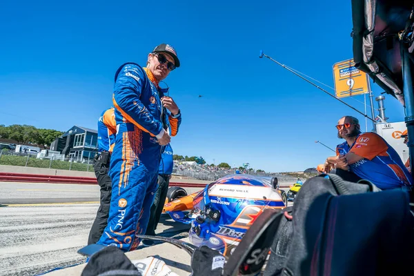 Scott Dixon Auckland Nova Zelândia Prepara Para Qualificar Para Grande — Fotografia de Stock