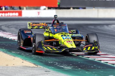 Dubai 'den ED JONES (18), Birleşik Arap Emirlikleri Monterey' in Firestone Grand Prix 'si için Monterey, Kaliforniya' daki WeatherTech Raceway Laguna Seca pistinde uygulamalar.