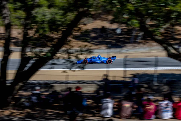 Alex Palou Барселоны Испания Квалифицируется Firestone Grand Prix Monterey Weathertech — стоковое фото