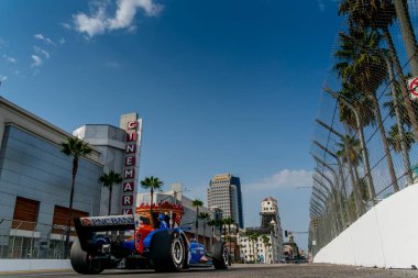 Auckland, Yeni Zelanda 'dan SCOTT DIXON (9), Long Beach, Kaliforniya' daki Long Beach Caddeleri 'nde düzenlenen Acura Grand Prix için yapılan çalışmalar..