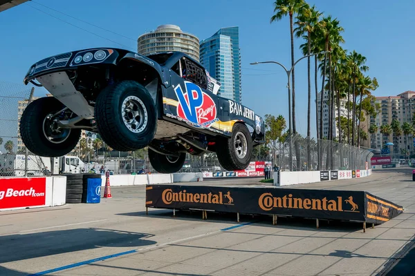 Команды Stadium Super Trucks Series Выходят Трассу Участия Гонке Acura — стоковое фото