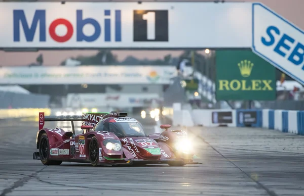 The SpeedSource Mazda Prototype races — Stock Photo, Image