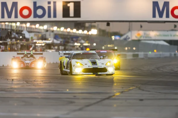 The Riley Motorsports Dodge Viper SRT races