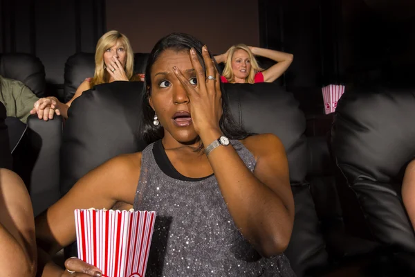People Watching A Movie — Stock Photo, Image