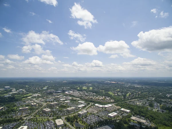 Luftaufnahme von charlotte nc — Stockfoto