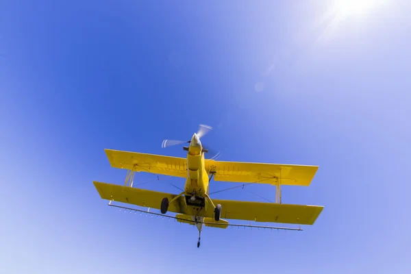 Yellow Crop Duster — Stock Photo, Image