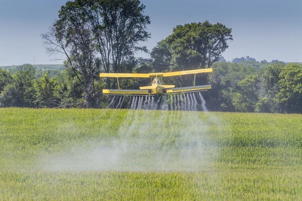 Polvere di raccolto giallo — Foto Stock